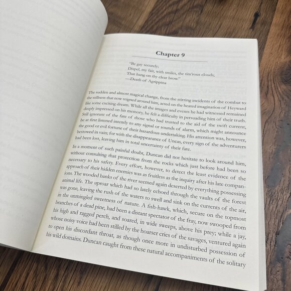 The Last Of The Mohicans James Fenimore Cooper Large Print - Picture 4 of 7